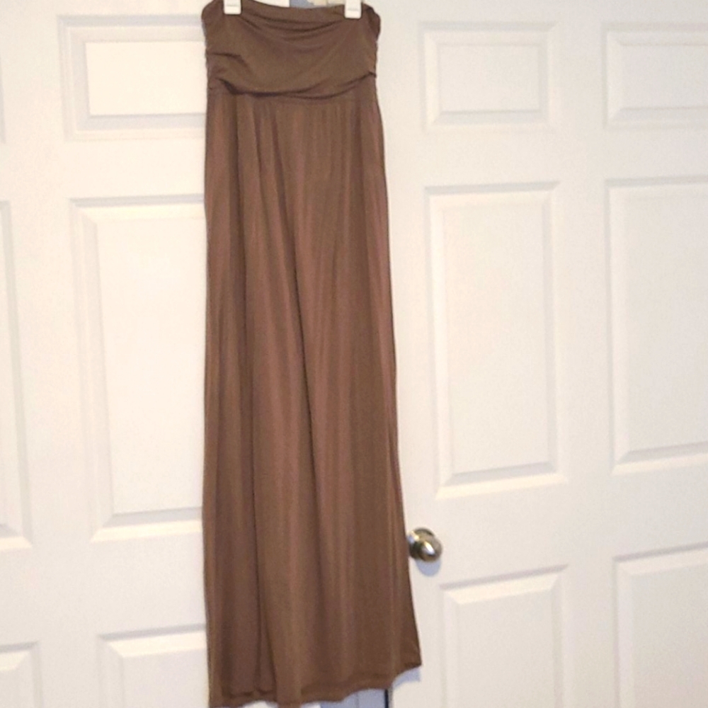 Brown maxi dress